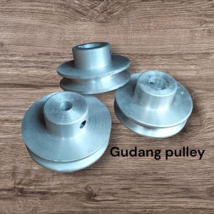 pulley alumunium 3” inchi ( 75cm ) a1 as 9/10/12/14/15/16/17/18/19/20/22/24/25 mm / 1” inchi/ buntu