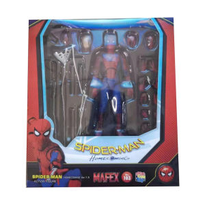 Bandai | Mafex 103 Spider Man Action Figure Holland Spiderman Brand New Day Collection 15cm Model Toys KO Maf Peter Parker Action Figure
