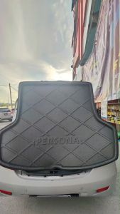 ✨ For Proton Iswara Sedan All Generation EVA Copolymer Car Boot Tray Luggage Cargo Trunk Tray Dulang But Kereta Durable Easy Clean 100% Custom Fit Waterproof Tahan Lama Senang Pasang Senang Cuci Kalis Tahan Lama Air 汽车后箱垫