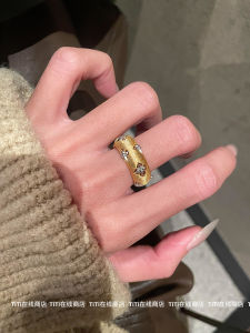 Retro Womens Ring Handcrafted Heavy Work Hollow out Design Fashionable Finger Ring High Quality Alloy Adjustable Size