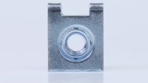 10Pcs M6 License Plate Fastener Kit U-Type Gasket Nut & Rivet Clips 6mm Automotive Fixing Hardware
