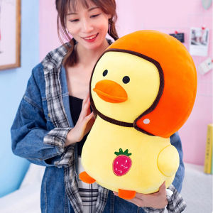 ĐỒ CHƠI CON VỊT VÀNG GẤU BÔNG VỊT ĐỘI NÓN BẢO HIỂM VẢI MINISO CAO CẤP CHO BÉ