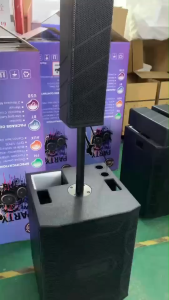 ชุดเครื่องเสียงลำโพงมีเบสสเตอริโอ15นิ้วไร้สายBT สำหรับงานปาร์ตี้มีไมค์ลอยคู่UHF/บลูทูธ/UDB/มี แบตเตอรี่ในตัว ลำโพงรถเข็นใช้งานได้