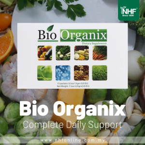 NHF Bio Organix Original | Organic Dietary Supplement Fiber 15g x 15s