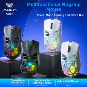 AULA | Multi-mode Wireless Gaming Office Mouse Light-weight Hollow
