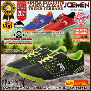 Sepatu Pria Futsal Premium | Sepatu Badminton | Sepatu Jogging | Sepatu Olahraga Sporty Fashion Kasual Ringan Empuk Nyaman Sneakers Joging Lari Bulu Tangkis Sport Outdoor Import Pria Cowok Laki-Laki Dewasa Terbaru Kekinian 2022 J-68