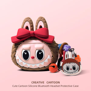 Huawei Freebudspro4 Gen Protective Case Wireless Bluetooth Earphone Shell Labubu Cartoon Soft Silicon Shell Girl Style Matte Finish