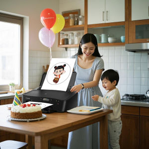 Thick A4 Sugar Paper Digital Print Cake Baking Paper Edible Starry Sky Lollipop Rice Cake Paper for Birthday Cakes And Baking