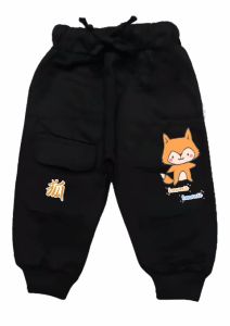 Celana Joger Anak Gambar Rubah - Fox Lucu usia 6 Bulan-5 Tahun