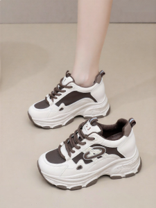 Josiny | Thick-soled Versatile Fur-lined Breathable Lightweight Height-increasing Dad Shoes for Women