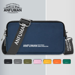 กระเป๋าสตางค์ผ้าใบผู้ชายและผู้หญิง กระเป๋าใส่โทรศัพท์มือถือแบบสะพายข้าง กระเป๋าใส่ของแบบถือ กระเป๋าสะพายข้างสำหรับวัยรุ่น