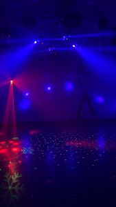 4in1 Led Lampu Moving Panggung 10 Mata Lampu Disco Laser Lampu Panggung Sorot Putar Untuk Panggung Bar Cafe