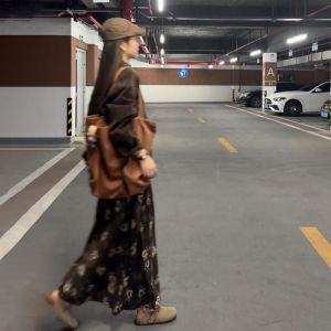 NIUVIES | Vintage Floral Dress Elegant Stylish Long Dress