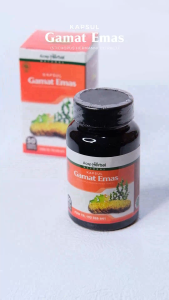 Kapsul Gamat Emas Asli 100% Original Ekstrak Gamat Teripang Emas