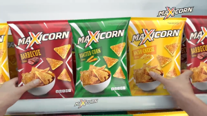 Maxicorn Corn Chips 140g | Tortilla Corn Chips | Halal | Crunchy Chips Authentic Corn Flavors Snacks | Ready Stock