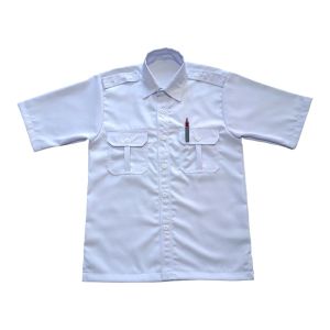 Kemeja Seragam PNS Warna Putih Lengan Pendek/Kemeja PDH pria
