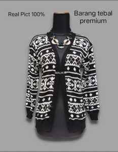 Kardigan Rajut Motif Bunga Dewasa: Nyaman Dipakai