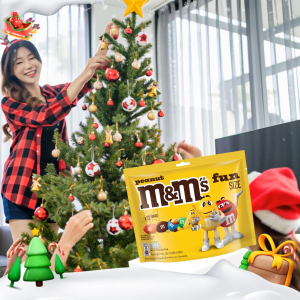 M&MS Peanut Chocolate Fun Size 175.5g Chocolate / Crunchy