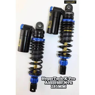 NVX155 NMAX155 Hypertech Ultimate X-PRO Absorber 285MM With Rebound & Compression Adjuster Mono Shock NVX V1 V2 V3 NMAX V2 V3 Tank Gas