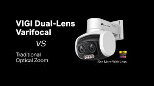 TP-LINK VIGI C540V (Wired) 4MP Outdoor Full-Color Dual-Lens Varifocal Pan Tilt Network Camera 3x Zoom