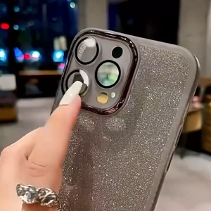 เคสนิ่มกันเลนส์กล้อง ขอบกล้องชุบเงา Vivo V30 V30Pro V50 V50Lite V60(5G) Y02 Y02s Y03 Y18 Y15s T17 Y17s Y19s Y20 Y21 Y28(4G) Y29(4G) Y39(5G) Y91C Y95 Y100(5G) Y04  ลังสีใสใส่แผ่นกากเพชร เคสแฟชั่นกากเพชรวิบวับสวยหรู ปกป้องเลนส์กล้องกันกระแทก