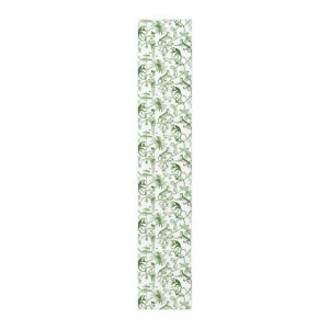 VIKAMA Flower Chinese Plant Printed Table Runner Chinese Jungle Style Rural Farmhouse Table Decoration Kitchen Decoration