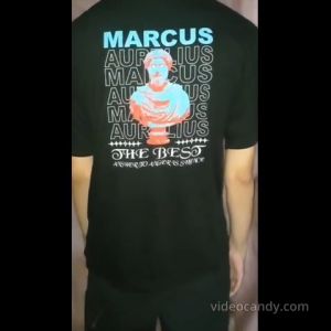 Sunopy Baju Kaos Distro Cowok Pria Keren Streetwear Marcus Aurelius Stoicism