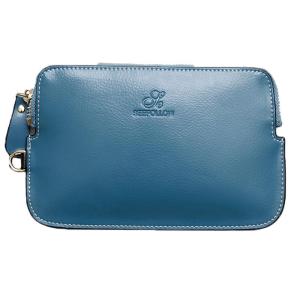 SIFULUN | Genuine Leather Small Wallet Lightweight Zippered Hand Wristlet