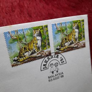 Koleksi Filateli Sampul surat kuno Indonesia malaysia Klasik 1995
