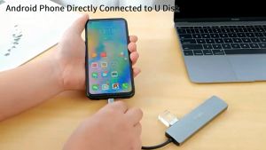 USB C Hub 6-in-1 C Type 4K HDMI Adapter with SD/TF Card Reader PD Fast Charging