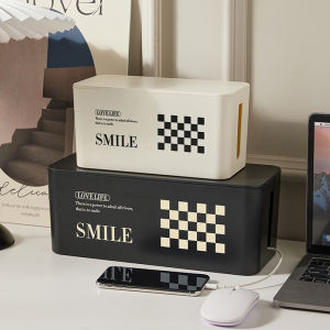 Cnmf hộp lưu trữ dây máy tính để bàn gia đình Sáng Tạo Bảng cắm ổ cắm dây tổ chức Lưu trữ tạo tác