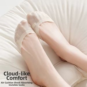 rosekey | Ladies Half Toe Summer Ice Silk Non-slip Split-toe Ankle Socks