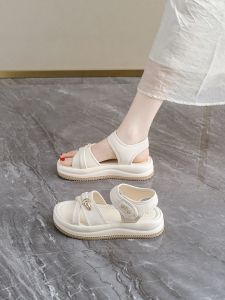 MAOLI | Thick Sole Ladies Sandals Magic Tape Slip Resistant Soft Bottom