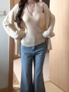 YUEZHONGWEI | Autumn Vibe Sweater Knit Set