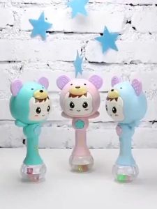 Mainan Anak Bayi Tongkat Genggam Kerincingan Ada Musik Dan Lampu Rattle Stick YB 31