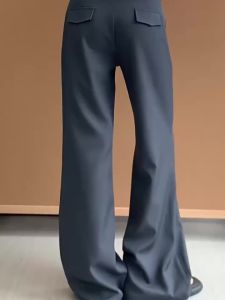 MiiOW | Summer Casual Thin Style Short Girls High Waist Flared Trousers 2026 New