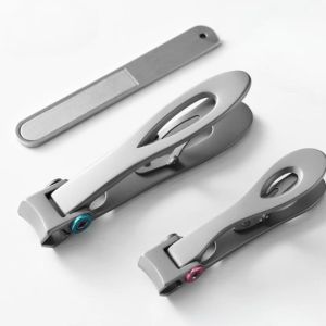 POW Store กรรไกรตัดเล็บ กรรไกรตัดเล็บอย่างดีแถบสแตนเลส ปลายกรรไกรกว้าง ตัดเล็บหนาและแข็งได้ เทคโนโลยีจากประเทศเยอรมัน