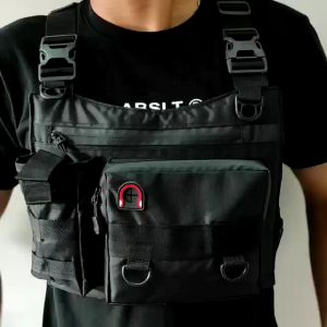 JM01-Chest Bag Tas Dada Rompi Pelindung Dada Tas Ojol Grab Tas Travel