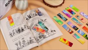 96pcs Colorful Magnetic Bookmarks Paper Clip Book Markers for Student Teachers Reading School Library Office Accessories