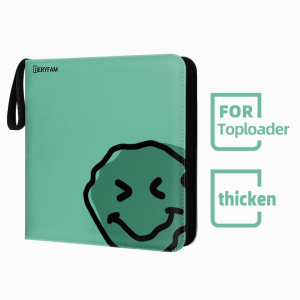 BERYFAM Toploader Binder Album Light Green Photocard Binder 240Pocket for Sports Cards Blueberry Series