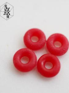 Transparent Anti-Slip Rubber Ring DIY Bracelet Separator Bead Hand Cord Leather Rope Fashion Jewelry Accessories Fixed Position