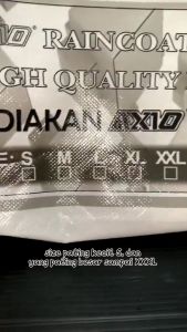 F1ASE SA1E Jas Hujan Axio Raincoat Axio Europe Type 882 Silver Series