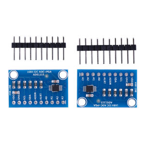 บอร์ดพัฒนาตัวแปลง ADC ADS1115กับแอมขยายเสียงที่ได้รับโปรแกรม16บิต2.0V ถึง5.5V สำหรับ Arduino Raspberry Pi