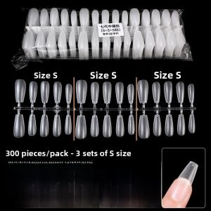 Handmade Short Ballet Oval Trapezoidal Nail Art Wearable Chips Gradient Size Ins Professional Nail Beauty Tools from China