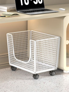 Mobile Book Storage Trolley with Wheels