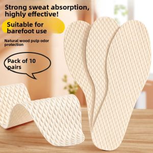 LINGMIAO | Disposable Mens Anti-Odor Breathable Insoles Summer Slip-Resistant