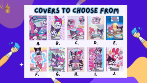 My Melody and Kuromi A5 School Notebook for Kids Girls Boy Student Waterproof Laminated Cover 70 GSM Thick Paper