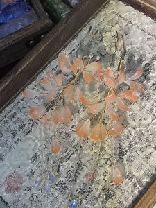 Original Handmade Qinglan Hairpin Ancient Style Bead Tassel Flower Hair Accessory Hanfu Costume Accessories Hair Ornament