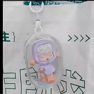 Túi Đựng Đồ Mini Trong Suốt Có Khóa Kéo Chống Nước Chất Liệu PVC Kèm Móc Khóa Dùng Để Đựng Tai Nghe Sạc Điện Thoại - Túi Đa Năng Tiết Kiệm Không Gian
