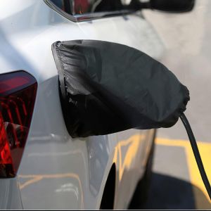 EV Charger Port Cover Electric Car Charger Plug Cover Outdoor Waterproof Winter Snow Rain UV All-Weather Protection
